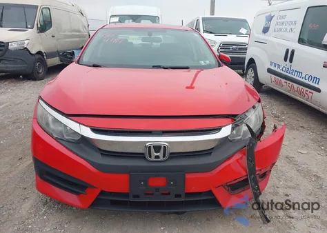 2016 Honda Civic Ex z USA, uszkodzony, nr VIN 2HGFC2F75GH562811